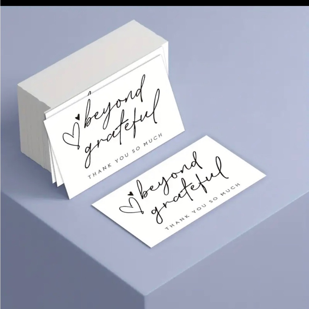 100 Thank You Cards for Small Business - Picture 2 of 2